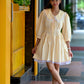 ALICE Dress in Butter yellow gingham