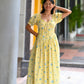CHLOE Dress in Yellow gingham