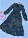 Chiffon ditsy floral dress