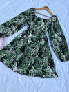Tropical floral dress