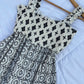 Embroidered smock dress