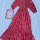 Pink coral dress