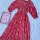 Pink coral dress
