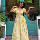 CHLOE Dress in Yellow gingham