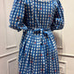 LYLA Dress in Blue gingham