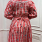 LYLA Dress in Red gingham