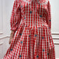 LYLA Dress in Red gingham