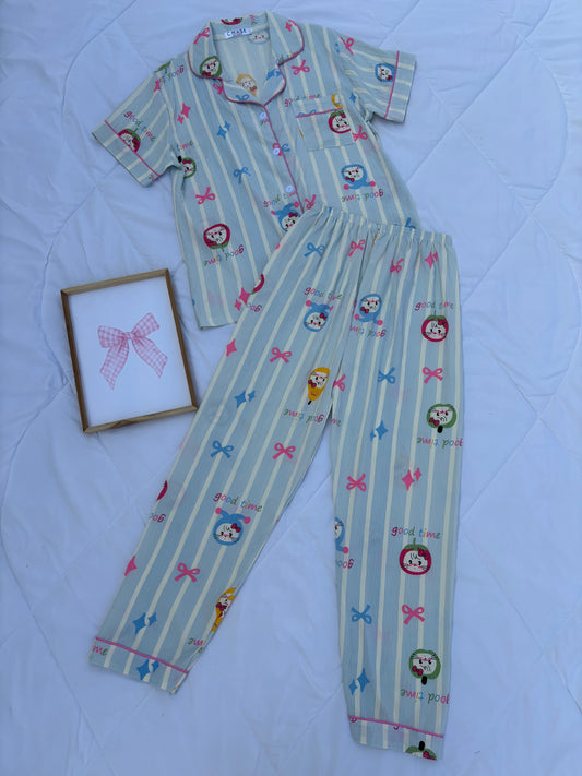 Cute Bow PJ Set