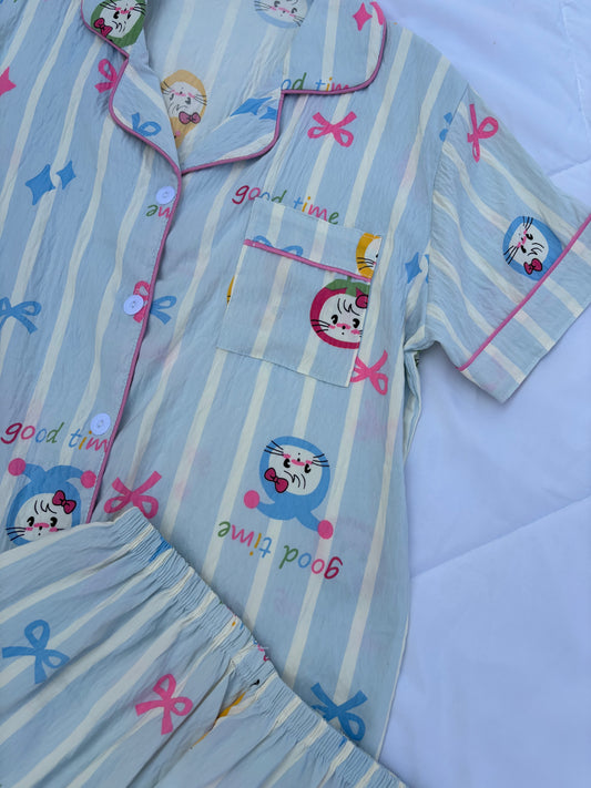 Cute Bow PJ Set