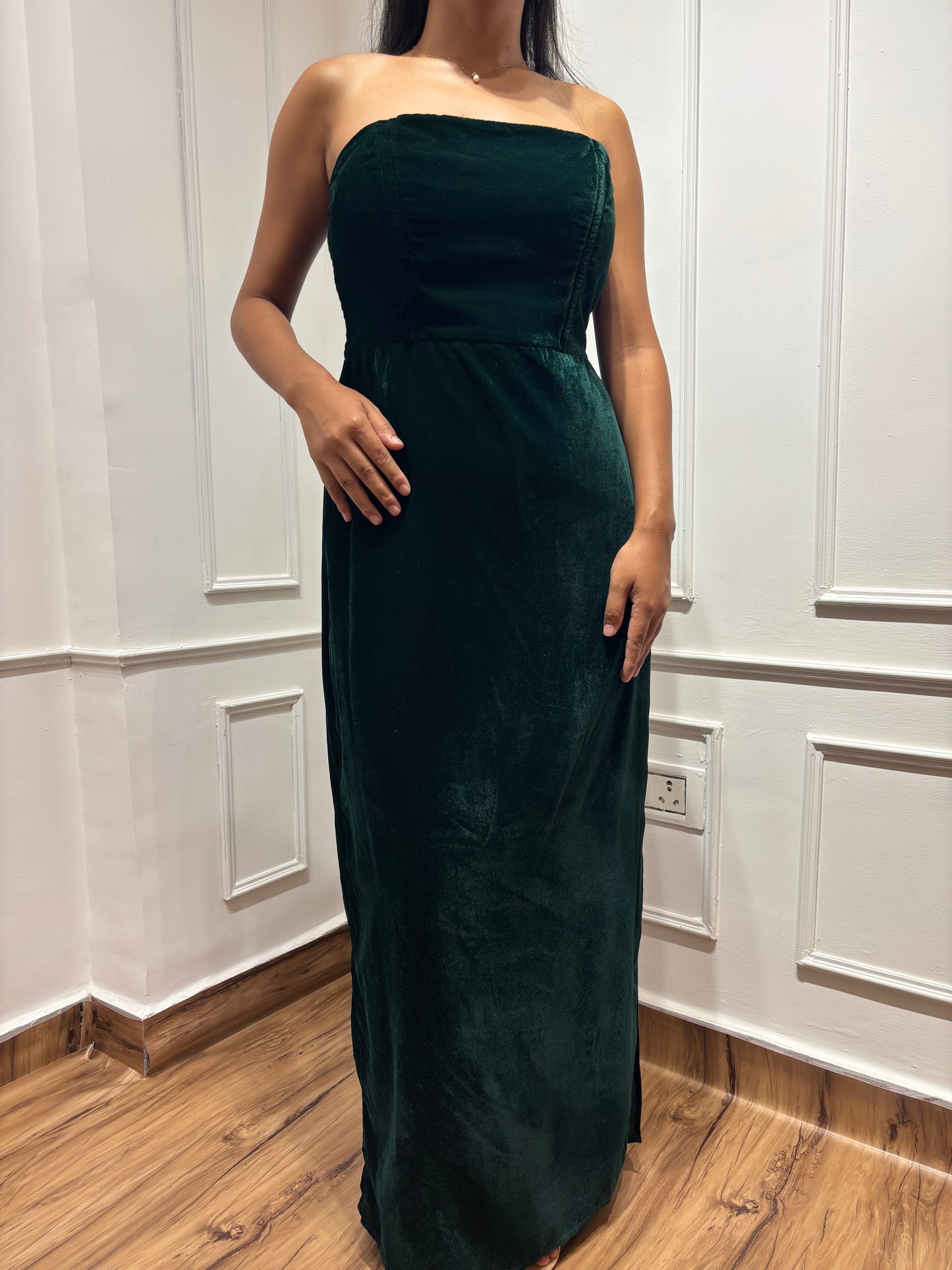 Velvet Tube Dress