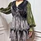 Velvet Ruffle dress