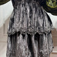 Velvet Ruffle dress