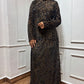 Velvet Leopard dress