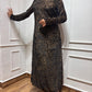 Velvet Leopard dress