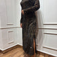 Velvet Leopard dress