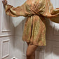 Brown Brocade Romper