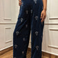 Velvet Embellished pant