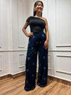 Velvet Embellished pant