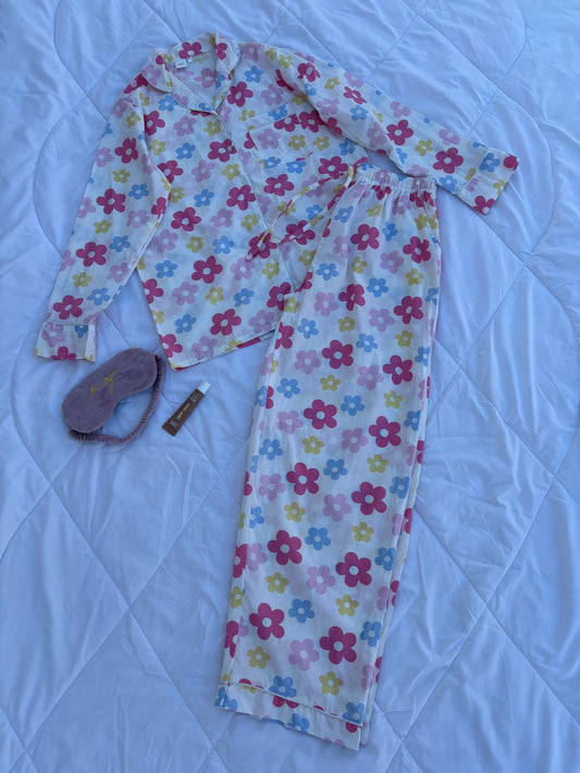 White Blossom PJ Set