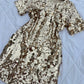 Gold sequinned dress