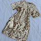 Gold sequinned dress