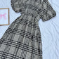 Plaid cotton dress