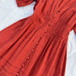 Buttoned maxi dress