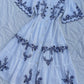 White embroidered dress
