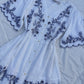 White embroidered dress