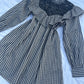 Gingham ruffle dress