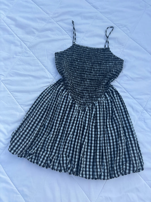 Gingham bubble dress