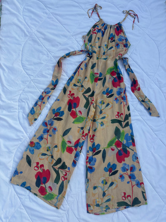 Floral cami jumpsuit