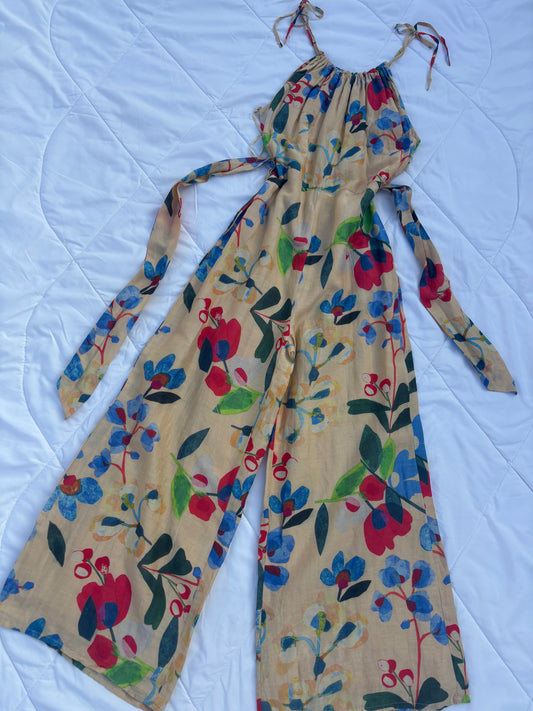 Floral cami jumpsuit