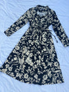 Corduroy floral dress