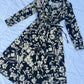 Corduroy floral dress