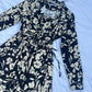 Corduroy floral dress