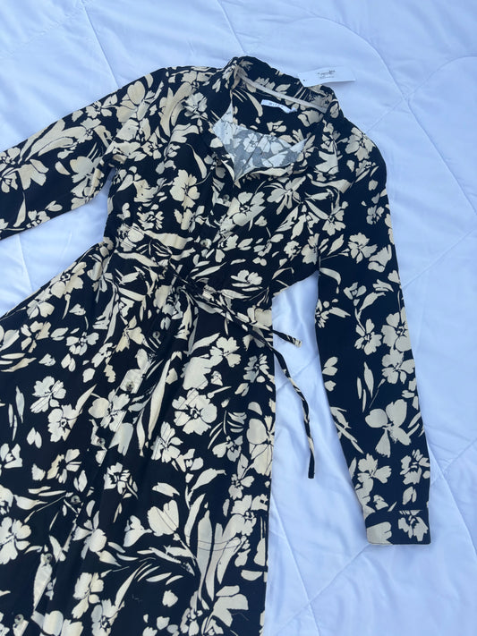 Corduroy floral dress