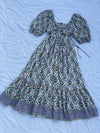 Indie floral cotton dress