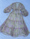 Pastel ombre chiffon dress