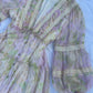 Pastel ombre chiffon dress