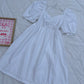 White poplin dress