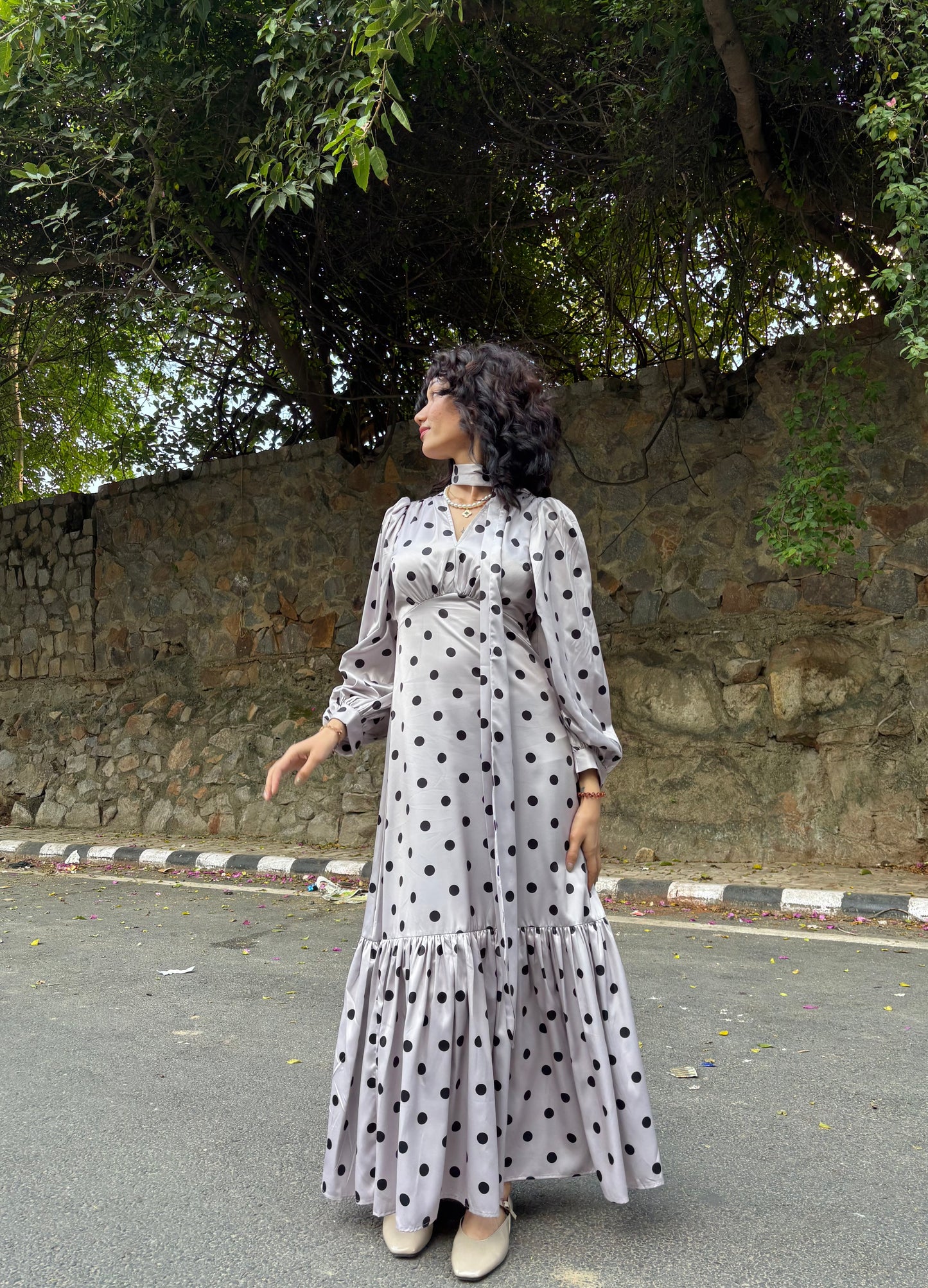 DOTTY Scarf Set Dress