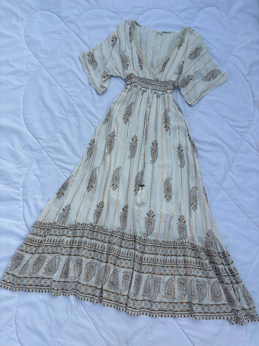 Cotton paisley dress