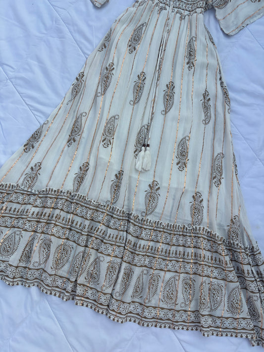 Cotton paisley dress