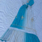 Blue Tie dye dress