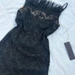 Lace sequinned dress