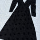 Velvet Emboss dress
