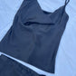 Black satin Co-ord set