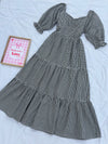 Black Gingham Dress