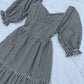 Black Gingham Dress